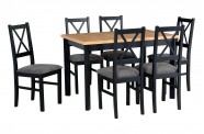 Zestaw stół MAX 5 P + 6 krzeseł NILO 7