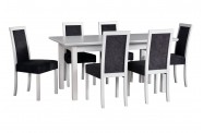 Zestaw stół WENUS 5 LS + 6 krzeseł ROMA 3