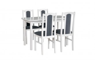Zestaw stół MAX 4S + 4 krzesła BOS 7