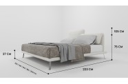 Łóżko tapicerowane RIVIA