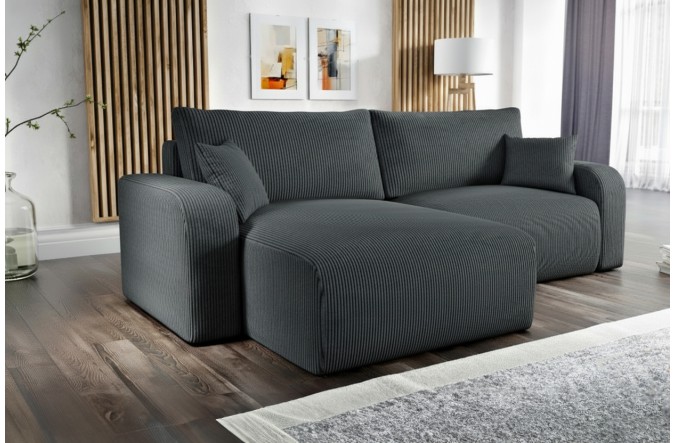 Narożnik z funkcją spania HAVA MINI z pojemnikiem na pościel