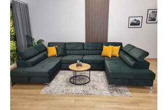 Narożnik rozkładany ESITO U z funkcją spania