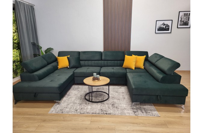 Narożnik rozkładany ESITO U z funkcją spania