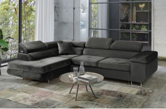 Narożnik rozkładany TOMMY ciemny szary