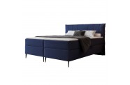 Łóżko kontynentalne SUZI granatowe pojemniki na pościel