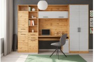 Meblościanka młodzieżowa z biurkiem JIMI B szer. 330 cm