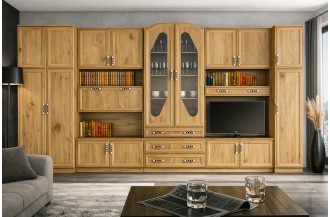 Meblościanka z szafą CEZAR szer. 380 cm