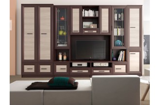 Meblościanka z szafą LOTUS A szer. 345 cm