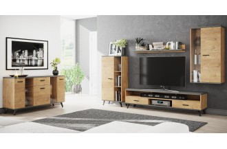 Nowoczesna meblościanka DAR 2 z komodą