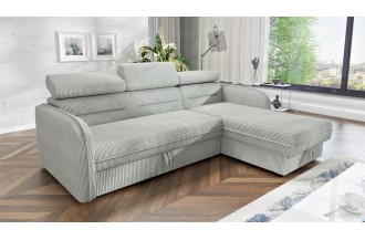 Narożnik z funkcją spania ASTI regulowane zagłówki