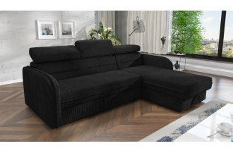 Narożnik z funkcją spania ASTI regulowane zagłówki