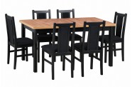 Zestaw stół MAX 5 + 6 krzeseł BOS 14