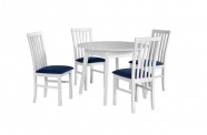 Zestaw stół OSLO 3 + 4 krzesła MILANO 1