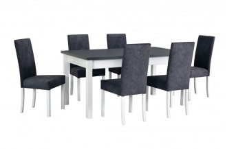 Zestaw stół MODENA 1 + 6 krzeseł NILO 3