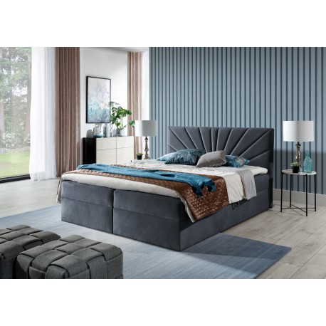 Łóżko kontynentalne  TOP 4 pojemniki na pościel - Powierzchnia spania : Powierzchnia 160x200